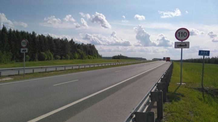 На трассе М-7 в Татарстане введен новый скоростной режим