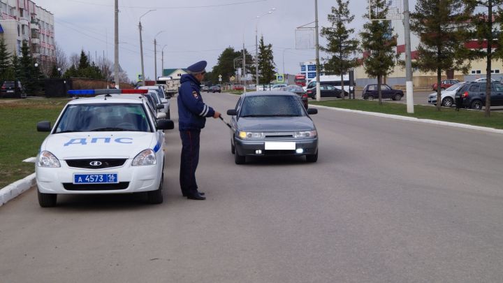 В Елабуге сотрудники ГИБДД поймали пьяного водителя