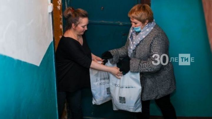 55 тысяч нуждающихся семей Татарстана получат продуктовые наборы