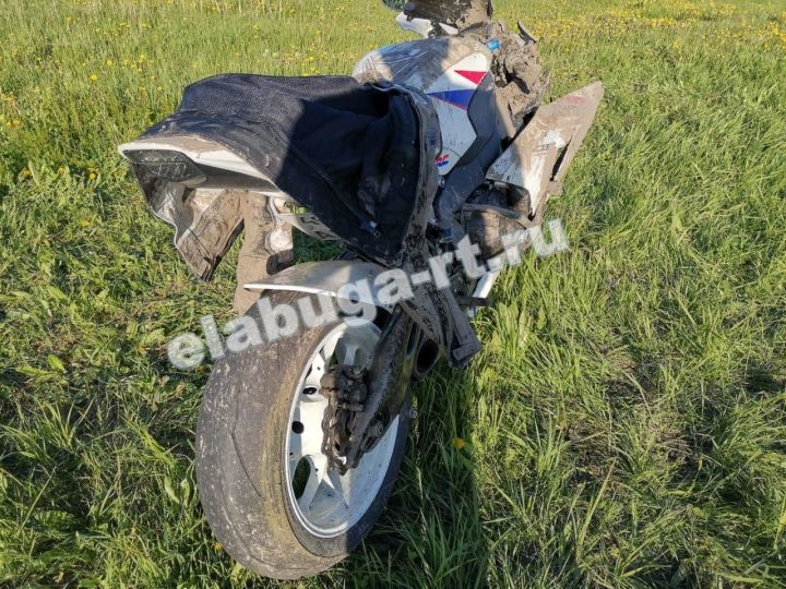 В Елабужском районе в ДТП мотоциклист получил серьезные травмы