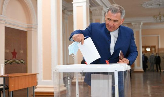 Президент РТ отдал свой голос на общероссийском голосовании за поправки к Конституции