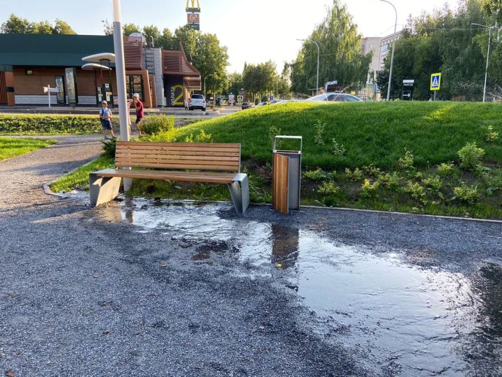 В Елабуге от вандалов пострадал один из центральных парков