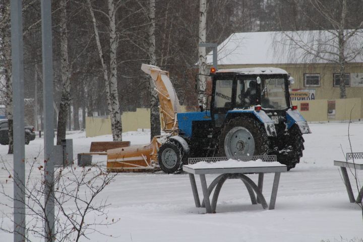 В Елабуге с начала января выпало более 60 сантиметров снега