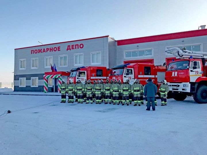 Благодаря Рустаму Минниханову на  ОЭЗ "Алабуга" появилось новое пожарное депо