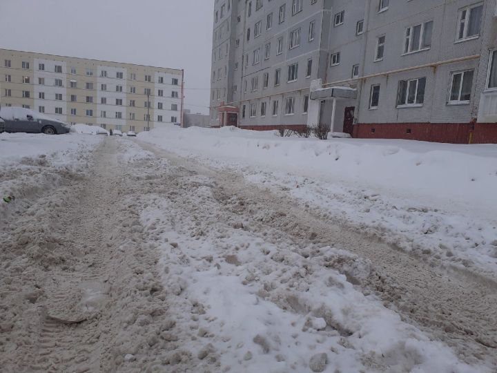 Руководитель райисполкома раскритиковал елабужских  коммунальщиков за уборку снега