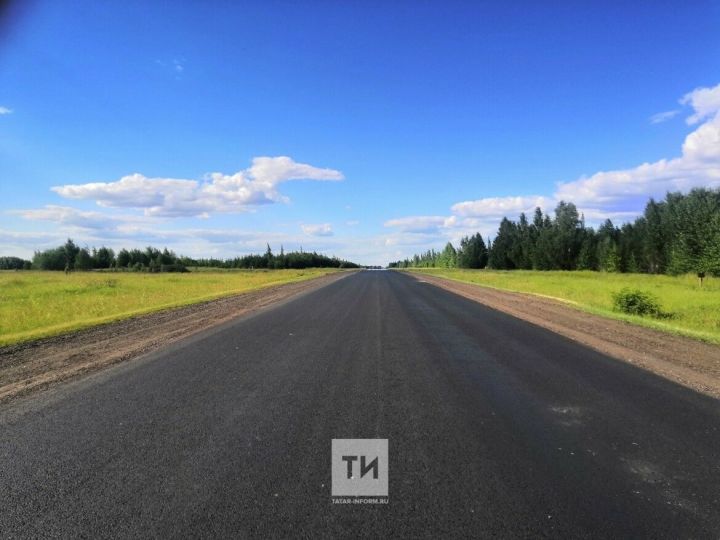 В Татарстане по нацпроекту отремонтировали участок автодороги Елабуга – Гари – Абалачи