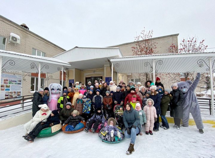 В Елабужском реабилитационном центре "Астра" состоялся праздник снега