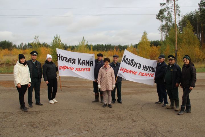 Журналисты Елабужской газеты приняли участие в акции «Сохраним лес»