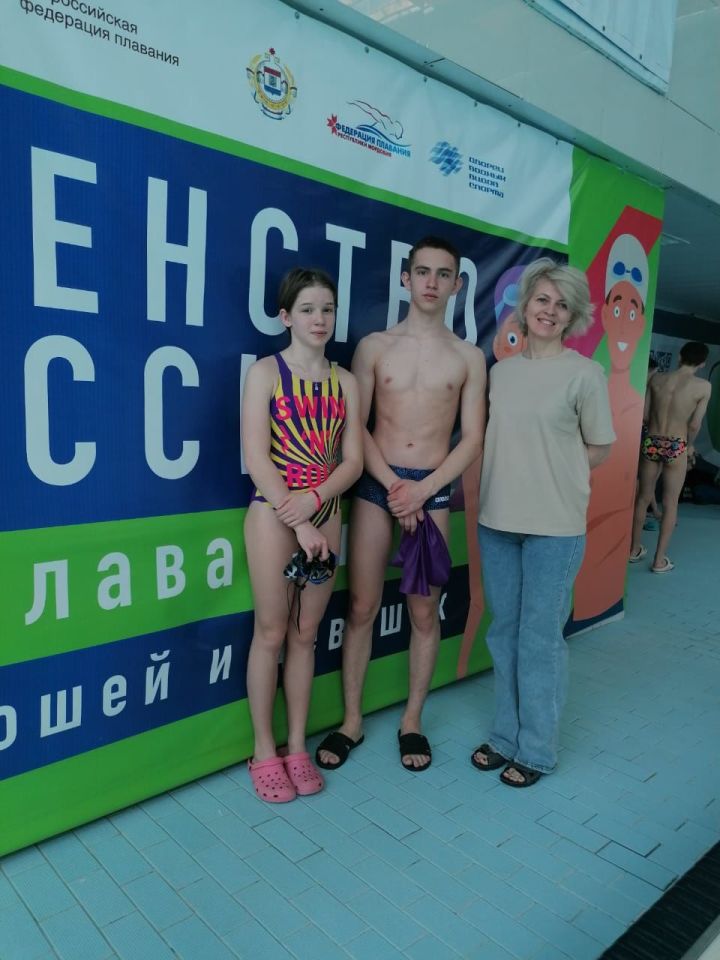 Елабужские спортсмены приняли участие в Первенстве России по плаванию