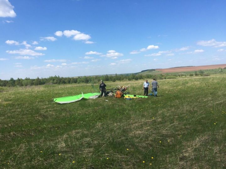 В Елабужском районе погиб пилот при крушении дельтаплана
