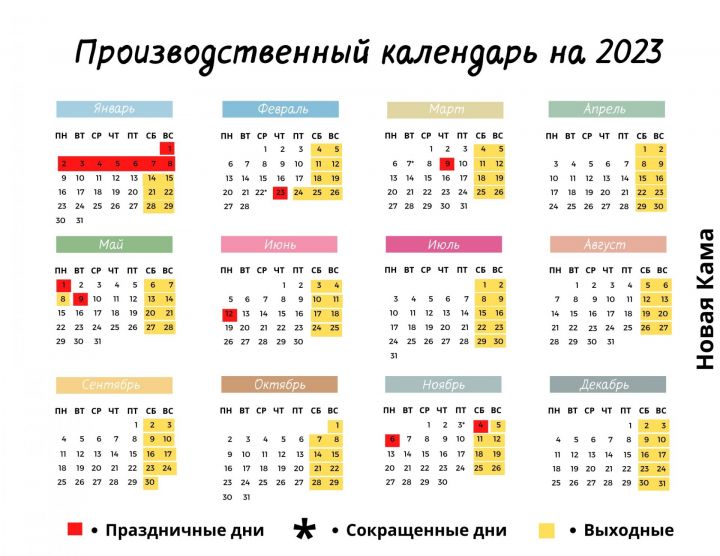 Впереди у елабужан дополнительные выходные