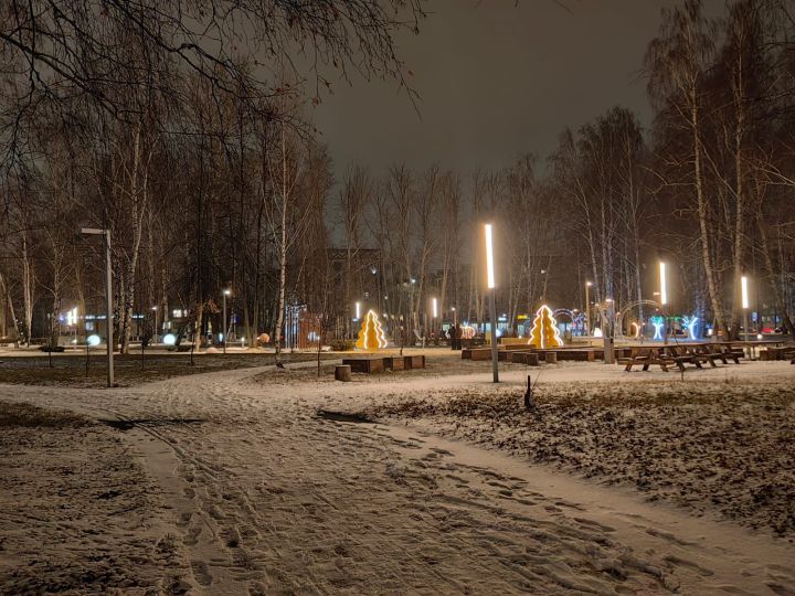 В Елабуге в парке «Чебурашка» появились новогодние инсталляции