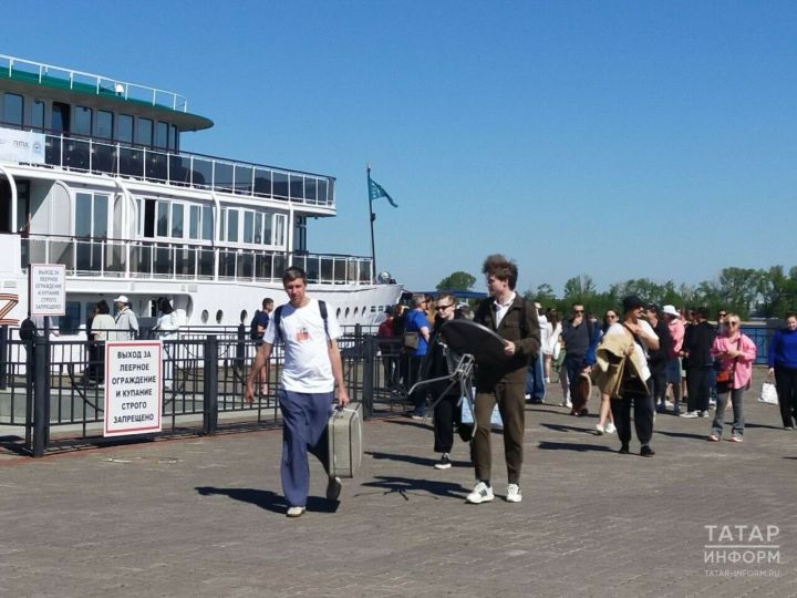 В Казань прибыл теплоход проекта «ГИТИСфест.Театральное Приволжье»