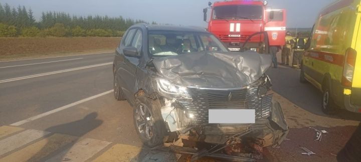 В Елабужском районе в ДТП женщина получила серьезные травмы