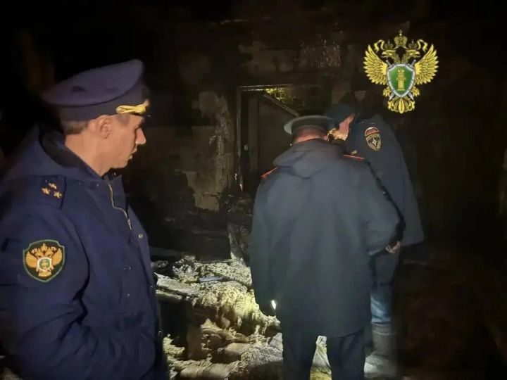 В Татарстане при пожаре в частном доме погибла 14-летняя девочка