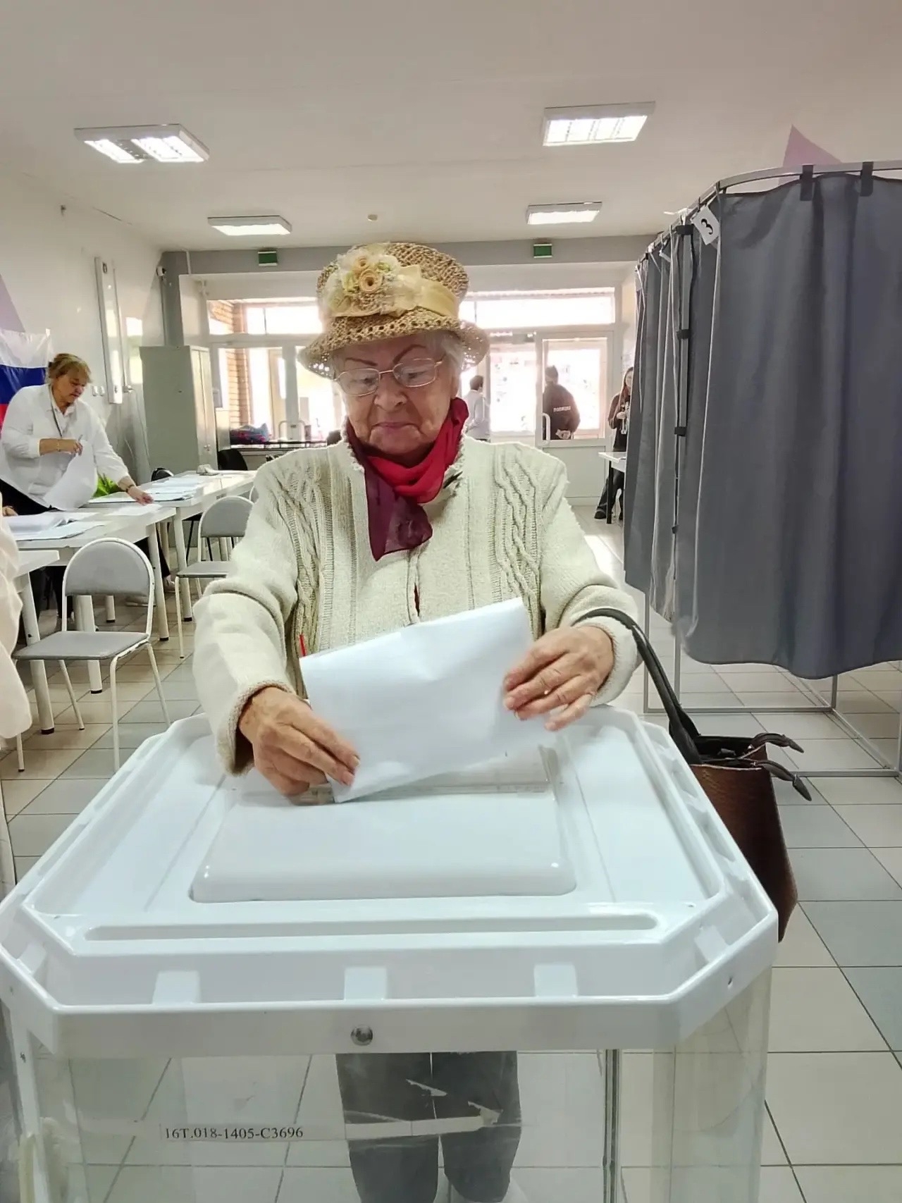 Алабуга районы ветераннары сайлау участогында
