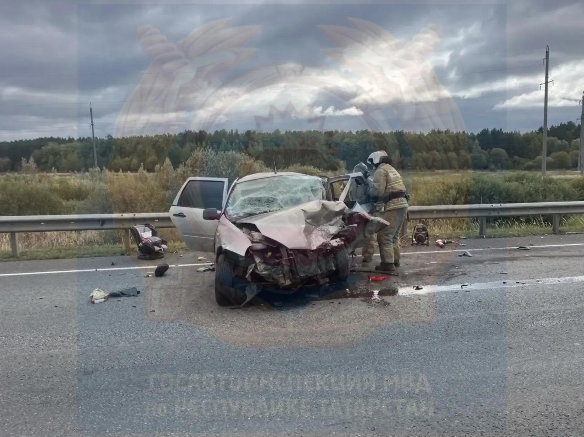 В ДТП погибли водитель и трехмесячный ребенок