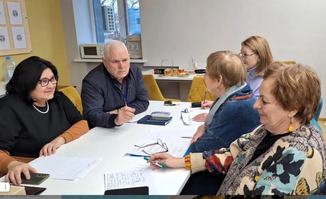 Геннадий Баганов һәм ветераннар советы әгъзалары