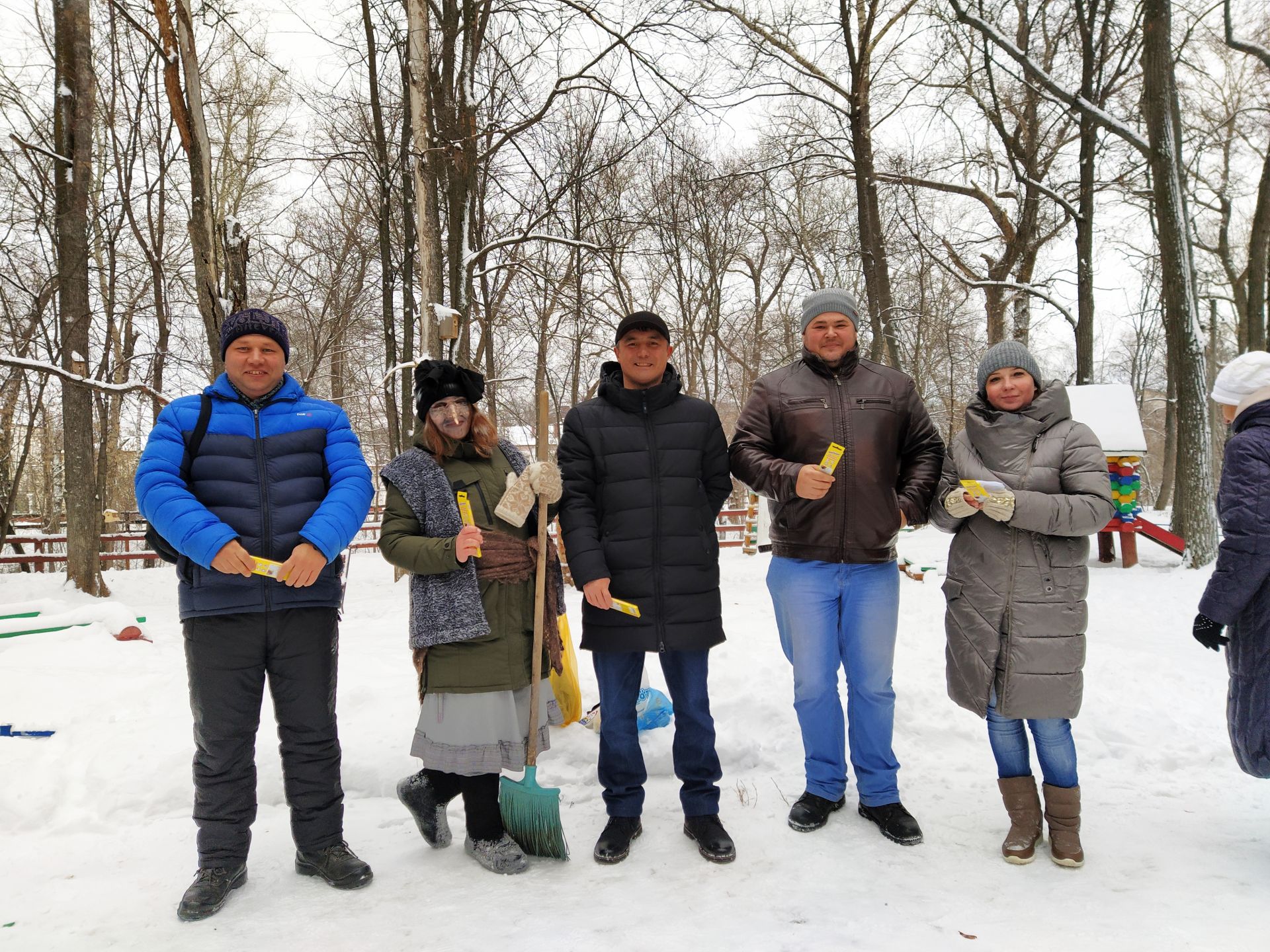 В Александровском саду Елабуги прошел квест "Зимний лес"