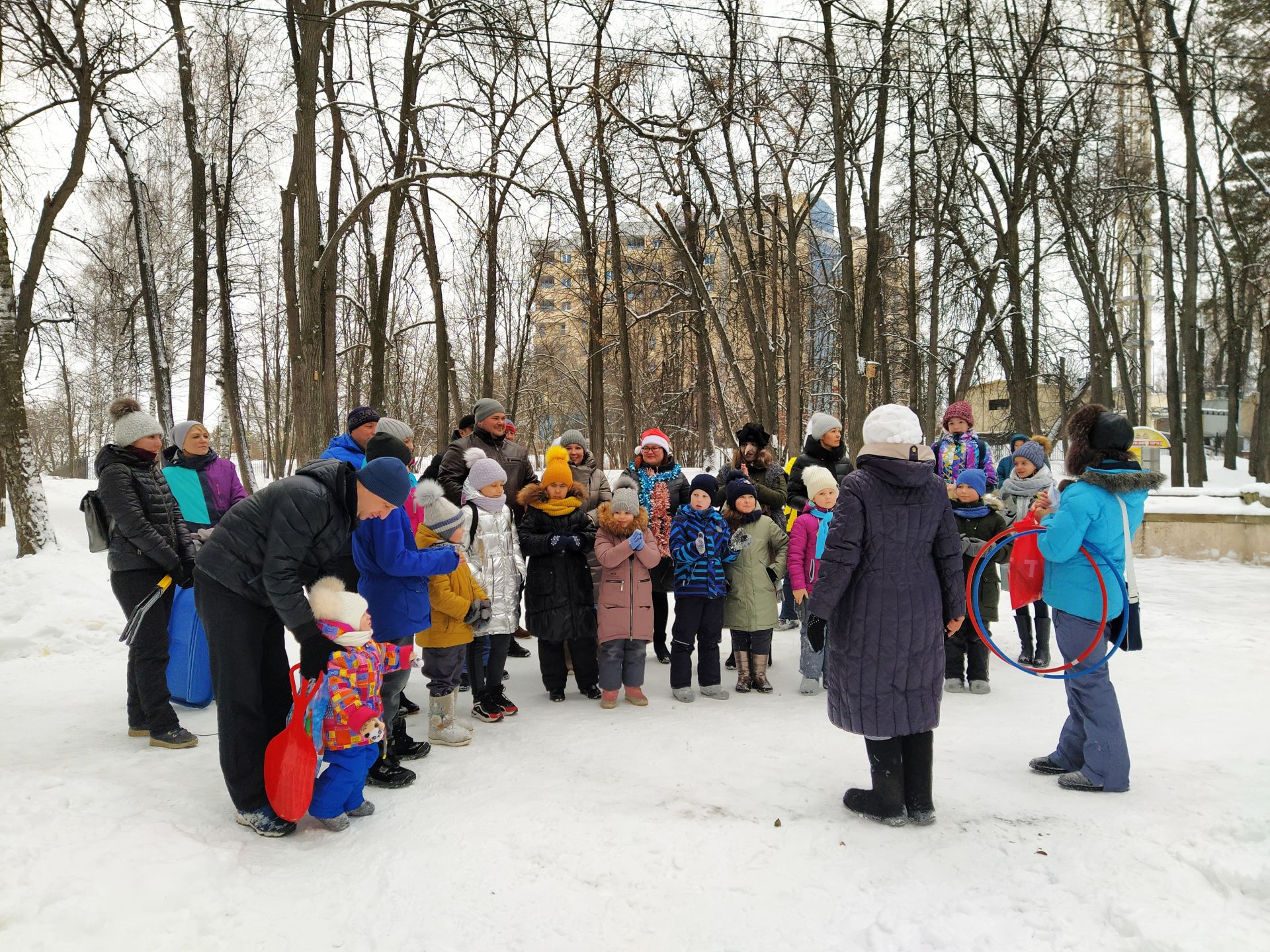 В Александровском саду Елабуги прошел квест "Зимний лес"