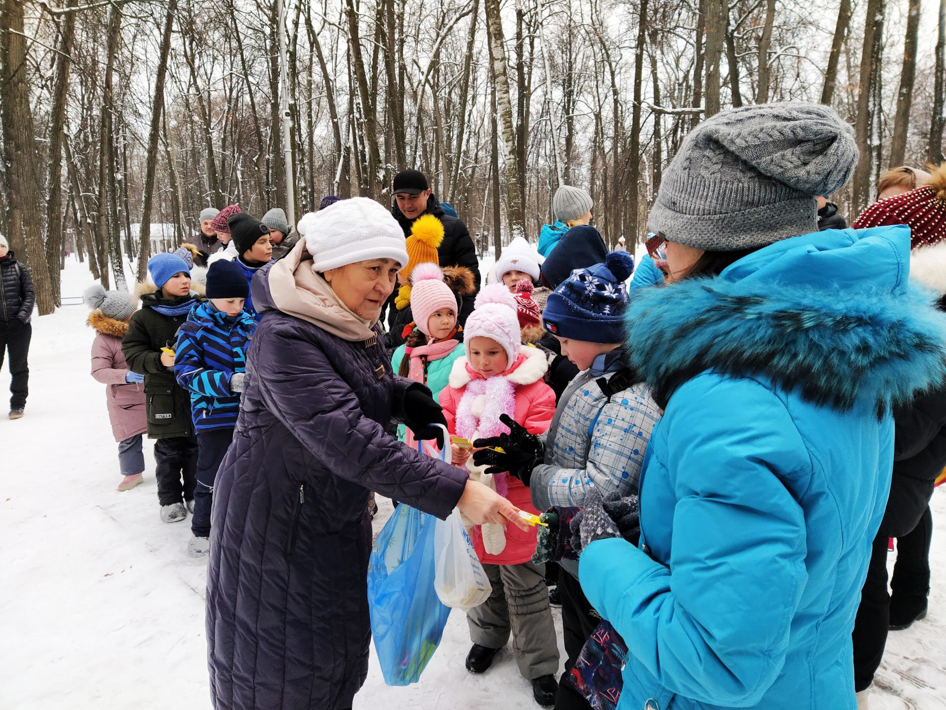 В Александровском саду Елабуги прошел квест "Зимний лес"