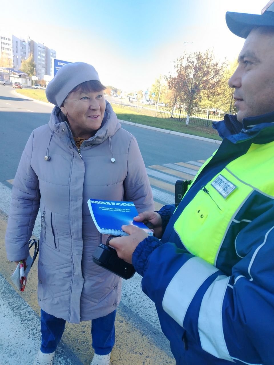 В Елабуге прошла акция «С заботой о пожилых участниках дорожного движения»
