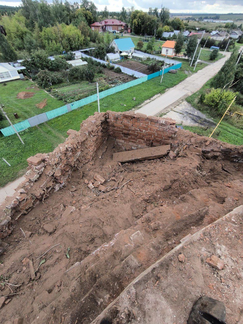 В Большой Качке идут работы по сохранению старинной церкви