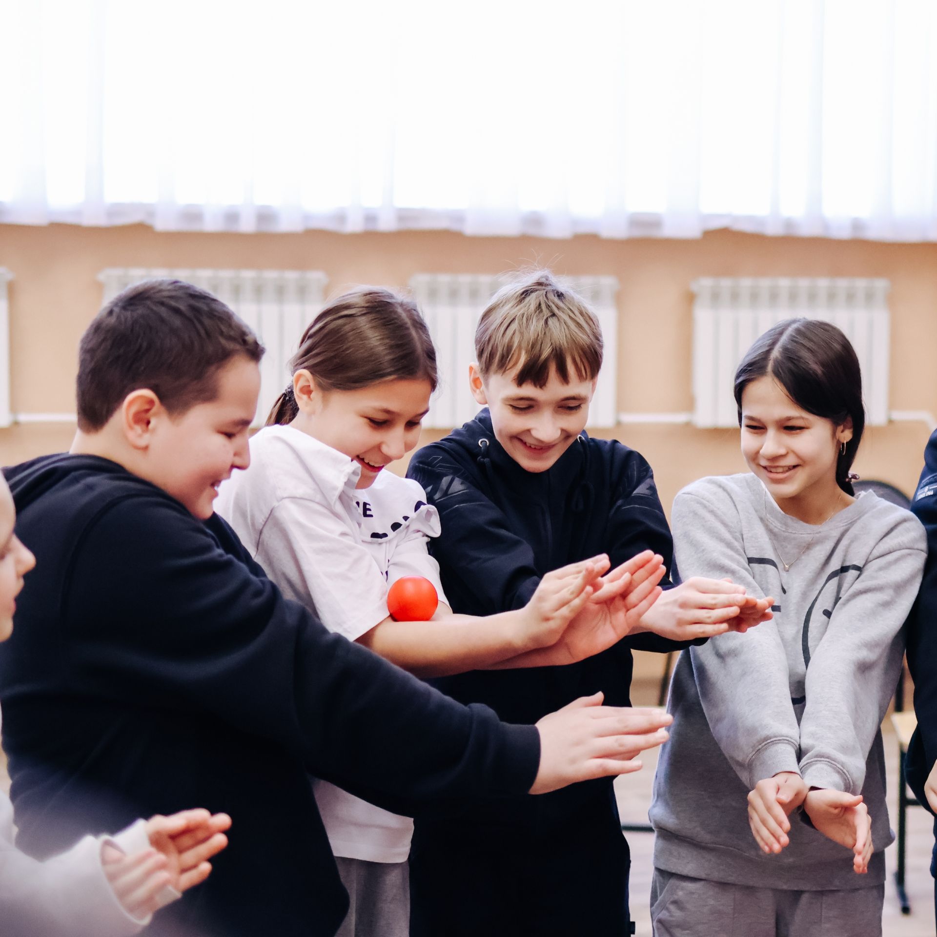Ученики школы №1 в Елабуге вступили в «Движение Первых» после тренинга на сплочение