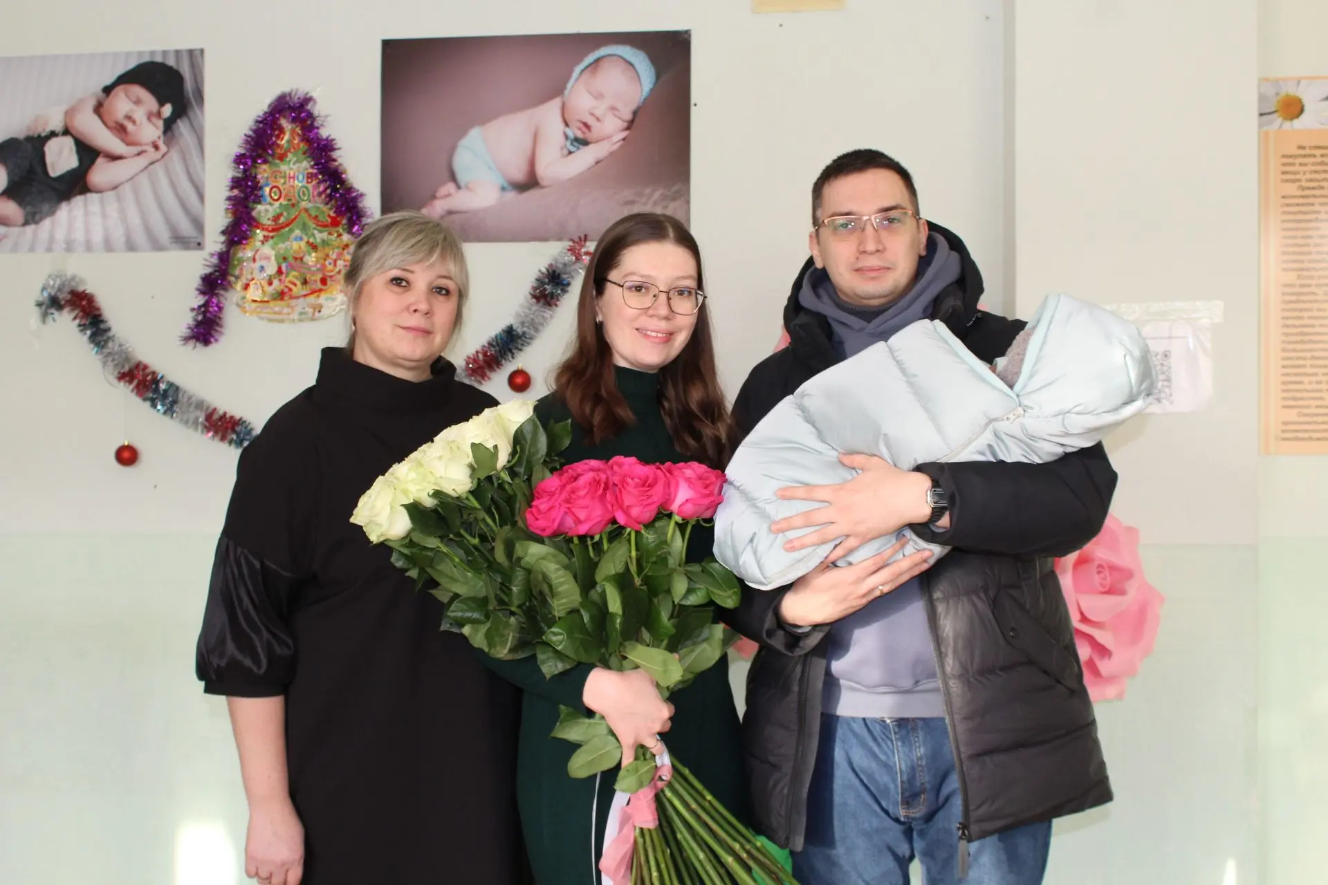 Первый новорождённый елабужанин 2026 года выписан из роддома