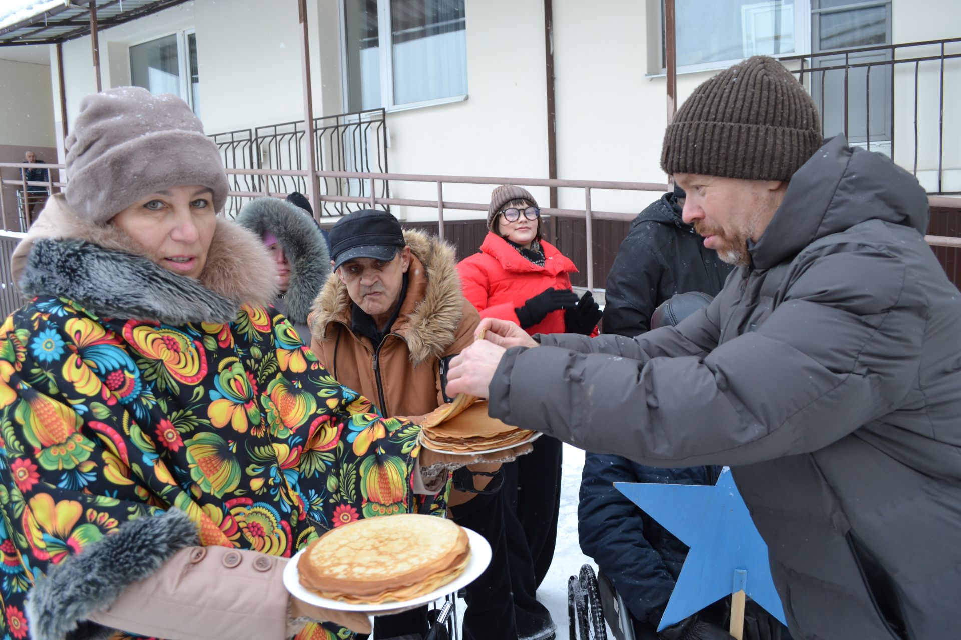 В Елабужском доме-интернате для престарелых встретили Масленицу