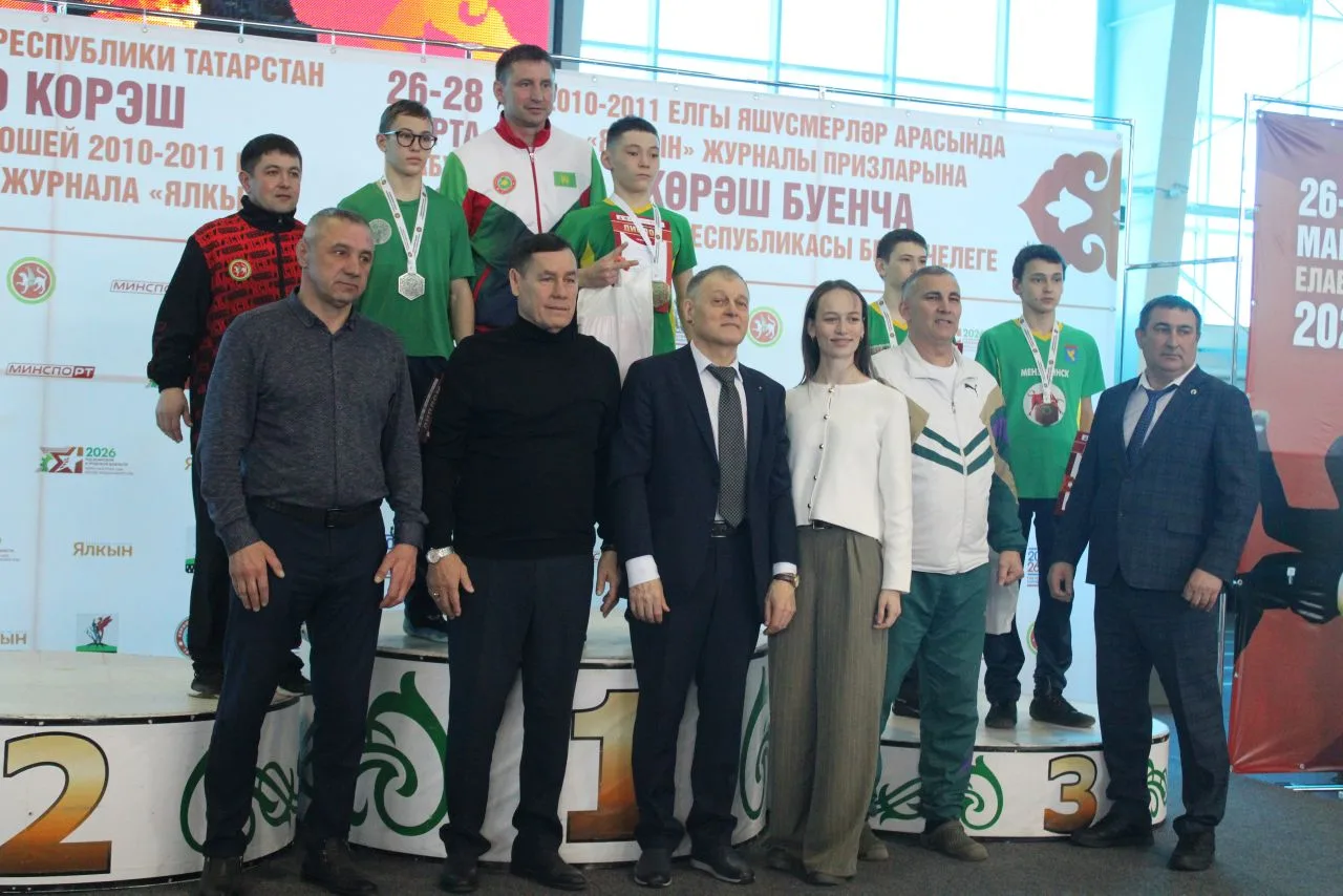 В Елабуге определили сильнейших борцов корэш