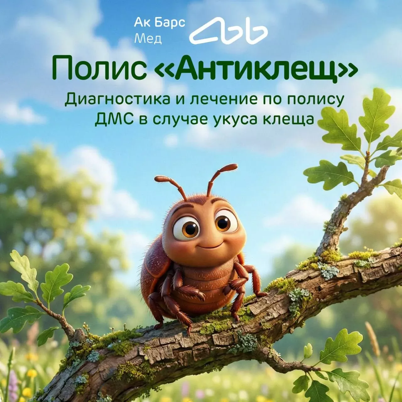 Защитите себя от клещей: полис «Антиклещ» за 280 рублей