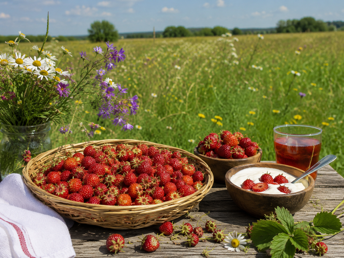 Луговая земляника в Елабуге цена, польза, вред и рецепты