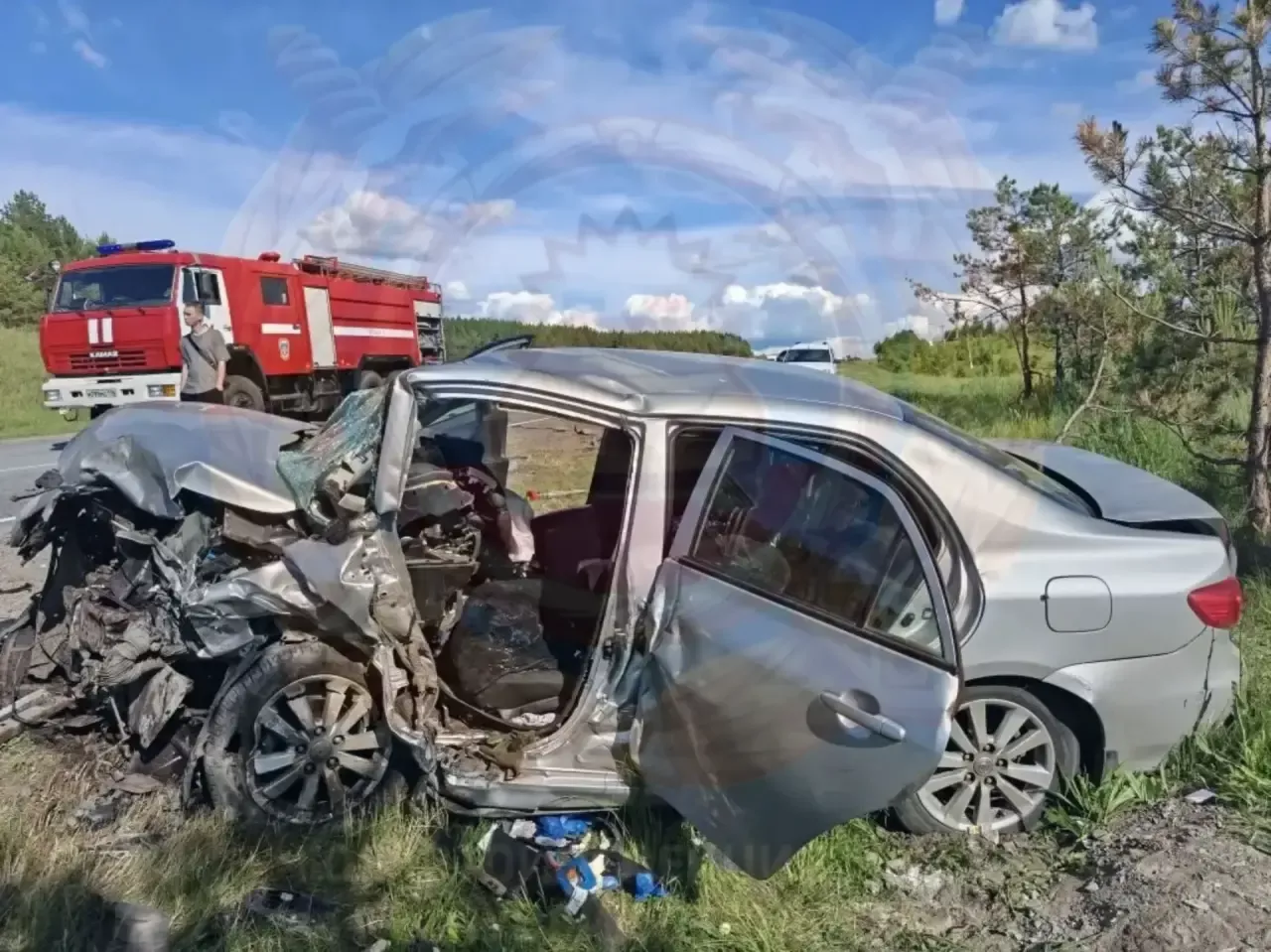 В Татарстане два человека погибли в ДТП с Ладой и Toyota