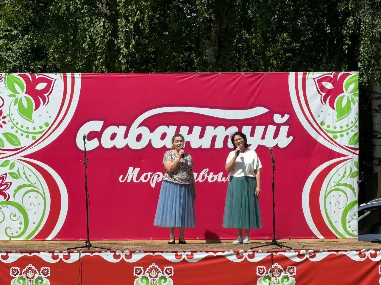 Сабантуй в Мортах прошел с песнями, танцами и народными играми