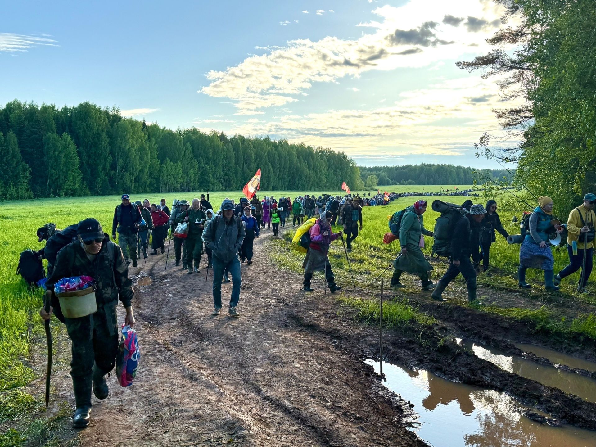 Елабужане присоединились к 150-километровому Великорецкому крестному ходу