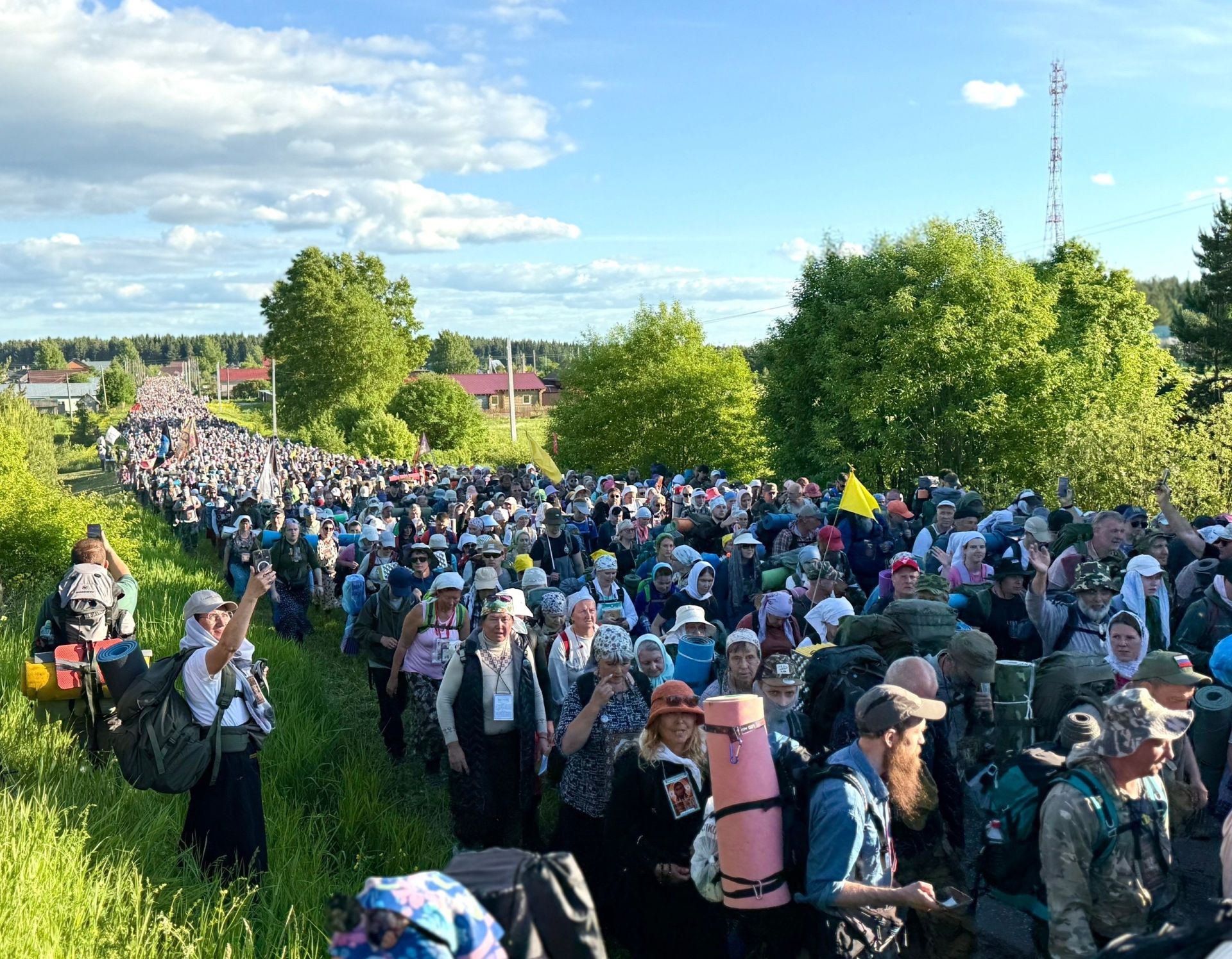 Елабужане присоединились к 150-километровому Великорецкому крестному ходу