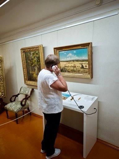 В Доме-музее Шишкина в Елабуге появилась тактильная станция картины «Жатва»