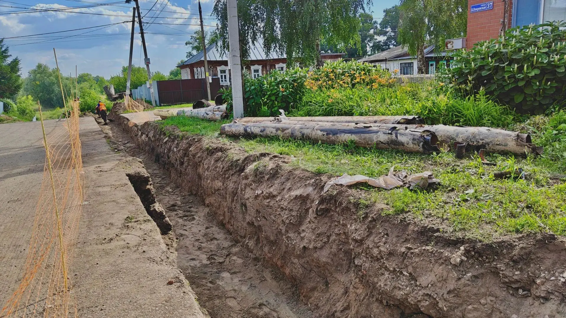 В исторической части Елабуги продолжают обновлять теплосети