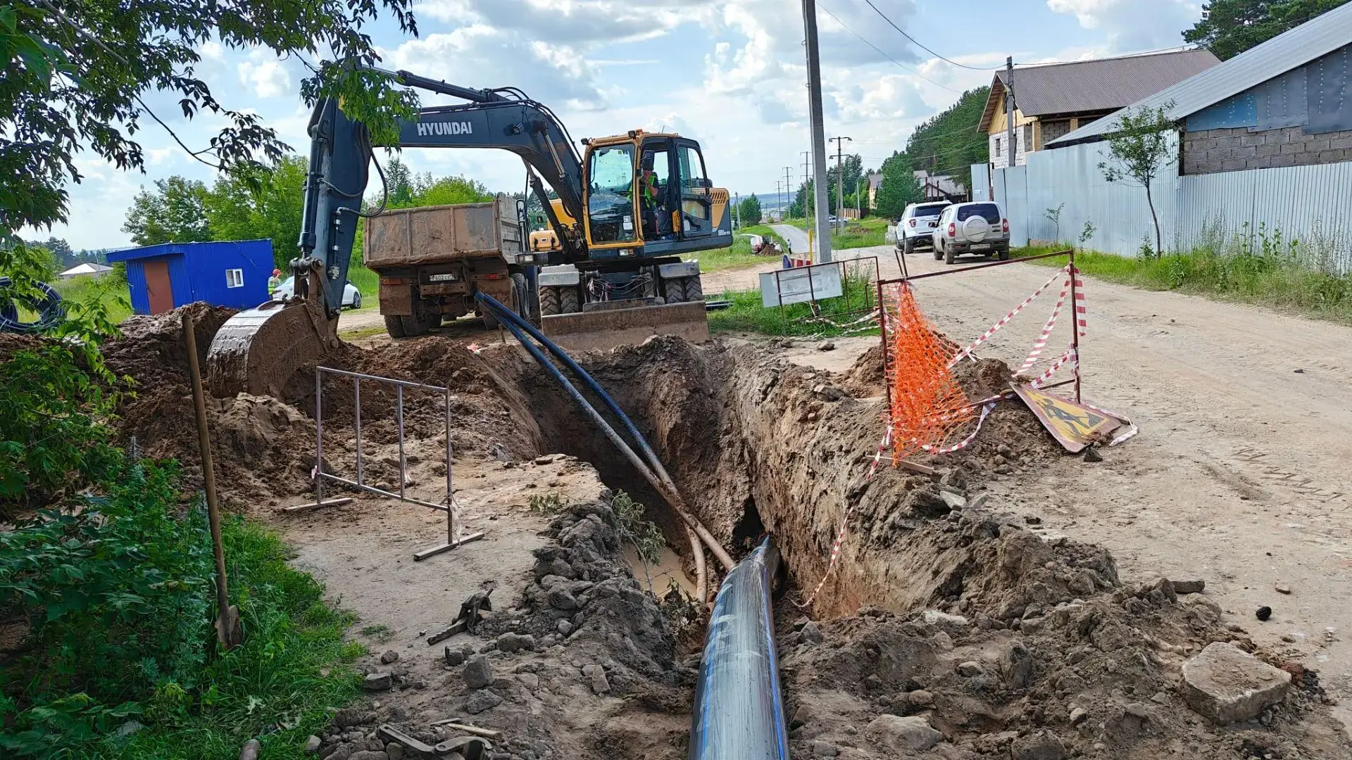 В микрорайоне «Студеный ключ» обновляют сети водоснабжения