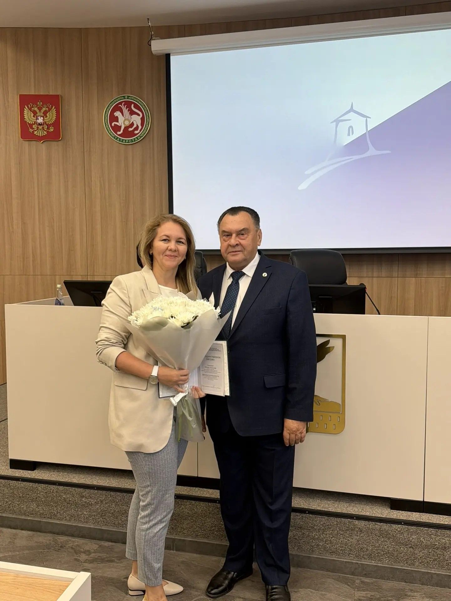 Алабуга төзүчеләрен шәһәр планеркасында бүләкләр белән билгеләп үттеләр