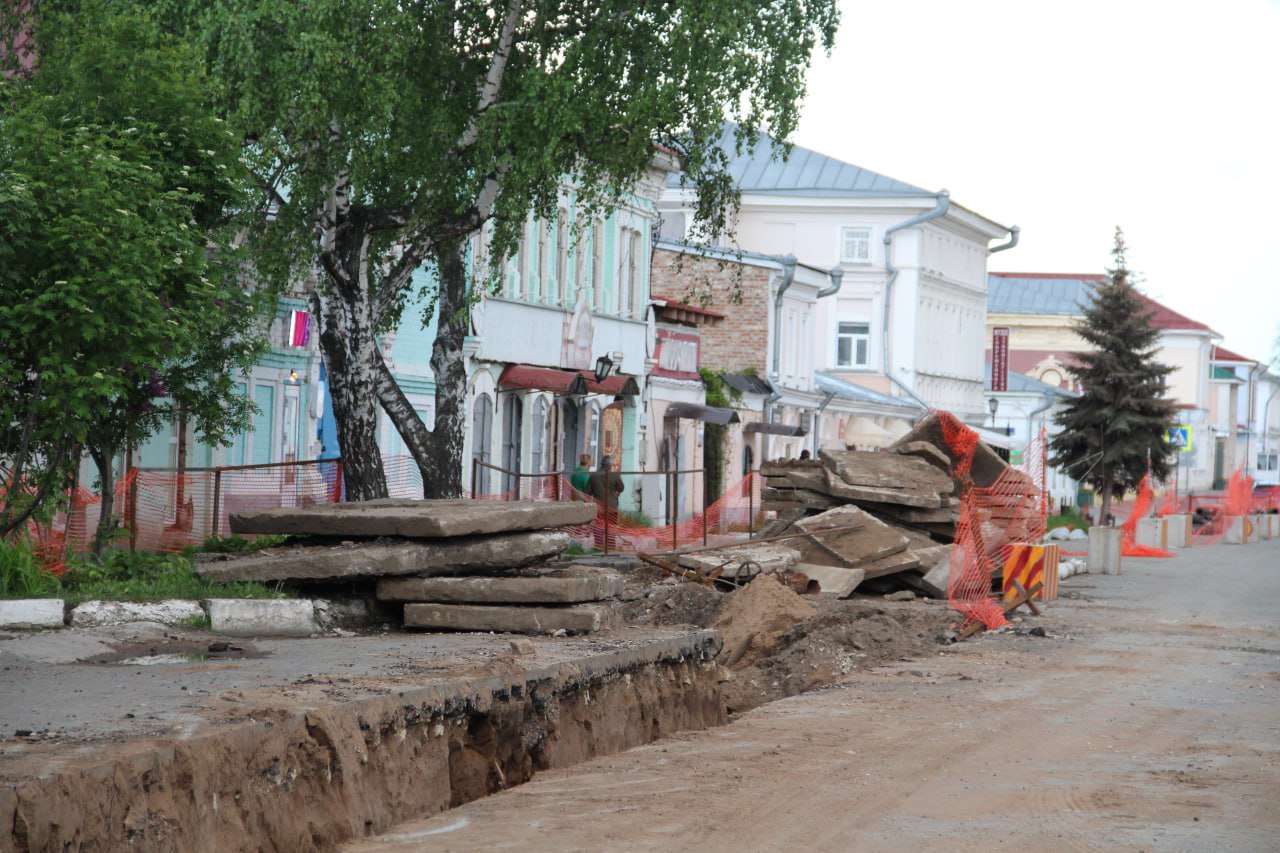 Реконструкция улицы Гассара в Елабуге