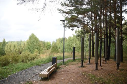 В Елабуге продолжается ремонт уличного освещения