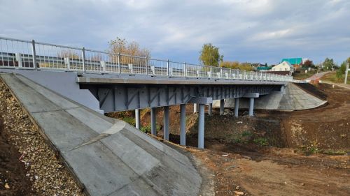 В селе Бехтерево Елабужского района был отремонтирован мост