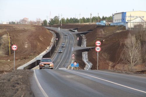 В Елабуге ремонт Колосовской дороги завершен на 100%