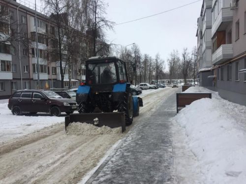 График механизированной уборки и вывоза снега с придомовых территорий в Елабуге