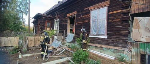 На пожаре в Агрызе обнаружены два погибших