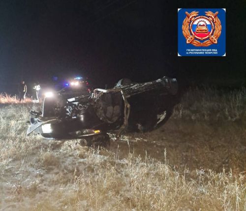В Татарстане авто вылетело в кювет, водитель скончался на месте ДТП