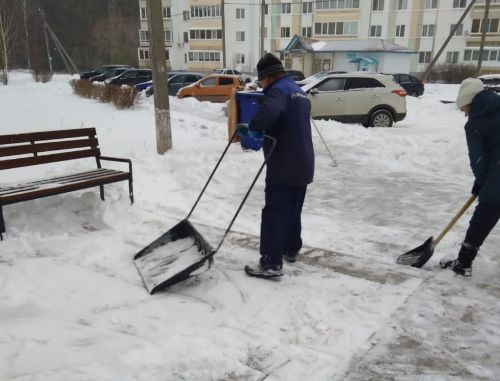Елабужане могут обратиться в свои УК по вопросам уборки снега