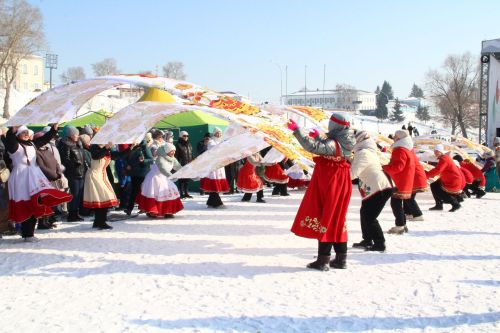 В Елабуге проводили зиму